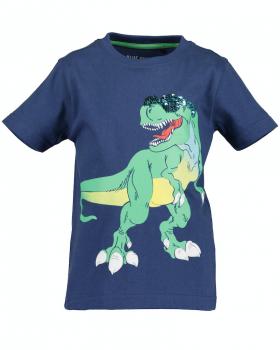 T-Shirt Dino Sonnenbrille blau 92